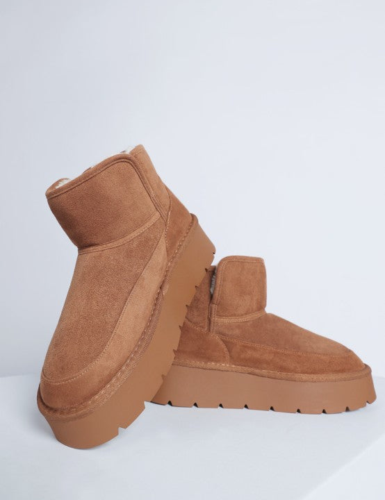 Holias Chunky Heeled Snow Boots | Boots Daverri Fashions