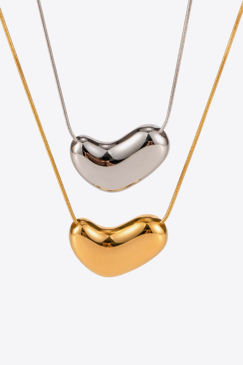 Heart Shape Pendant Necklace | Necklaces Daverri Fashions