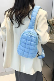 Quilted Nylon Crossbody Bag | Cross Body Bags Daverri Fashions