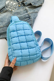 Quilted Nylon Crossbody Bag | Cross Body Bags Daverri Fashions