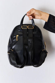 David Jones PU Leather Backpack | Handbags Daverri Fashions