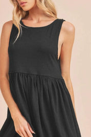 Aemi + Co Round Neck Mini Tank Dress | Daverri Fashions