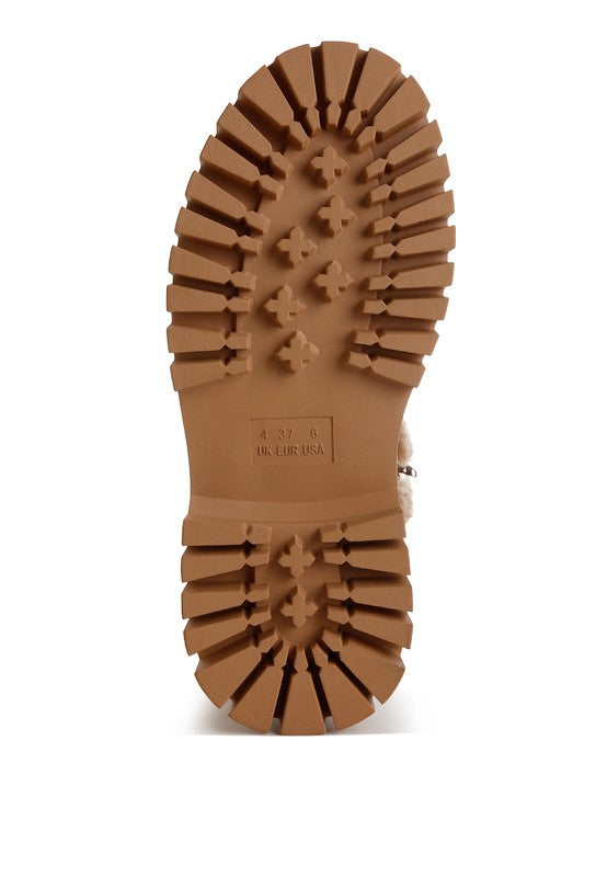 Lapland Fur Detail Calf Length Boots | Boots Daverri Fashions