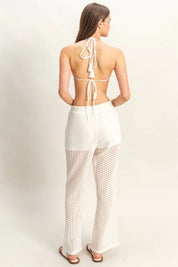 HYFVE Crochet Bra and Drawstring Pants Set | Outfit Sets Daverri Fashions