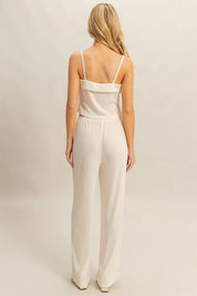 HYFVE Rib Knit Cami Top and Pants Set | Outfit Sets Daverri Fashions