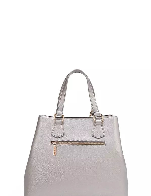 Monogram Pattern Handbag with Rhinestones Decor | Handbags Daverri Fashions
