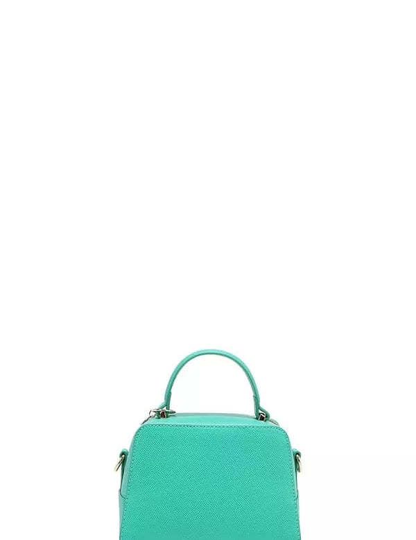 Vegan Geometric Pattern Structured Handbag | Handbags Daverri Fashions