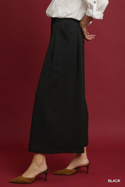 Umgee Elastic Waist Wide Leg Pants | Pants Daverri Fashions
