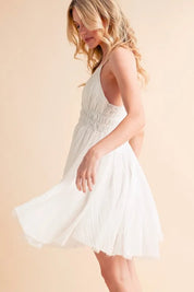 Aemi+Co Lace Detail Mini Cami Dress | Daverri Fashions