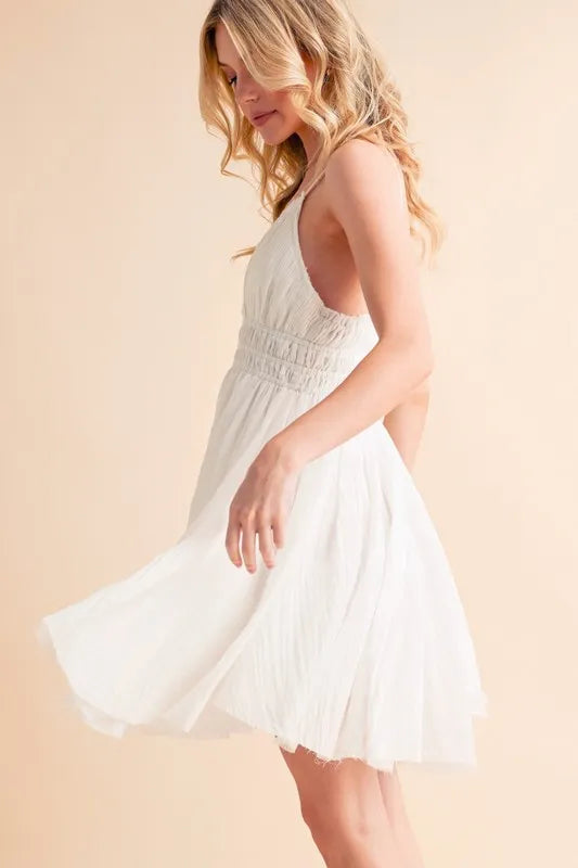Aemi+Co Lace Detail Mini Cami Dress | Daverri Fashions