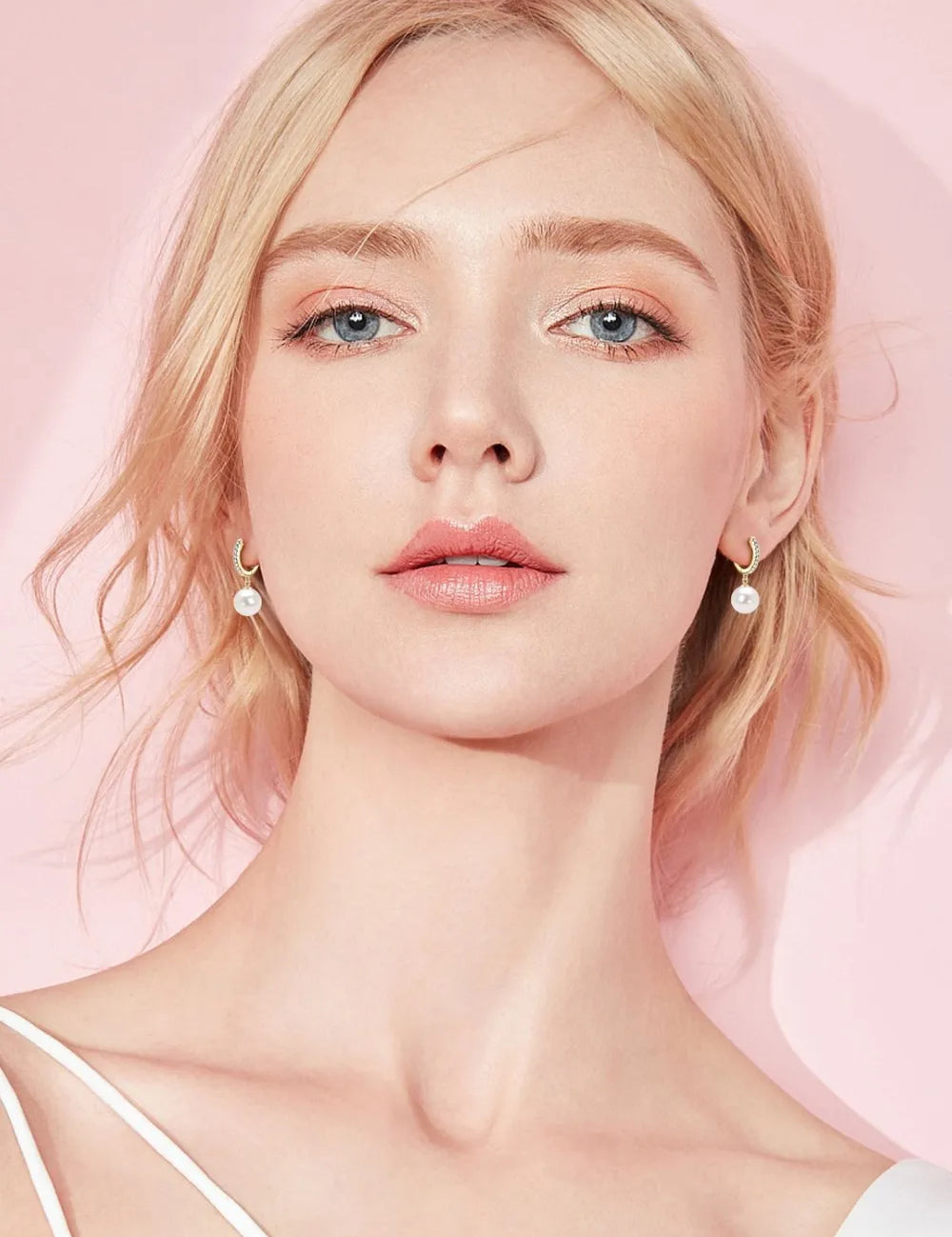 Gold One Size 925 Sterling Silver Freshwater Pearl Earrings | Sterling Silver Earrings Daverri Fashions