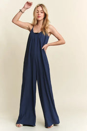 ADORA Wide Leg Casual Cami Jumpsuit | Daverri Fashions