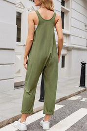 Lovelet V-Neck Wide Strap Overalls | Overalls Daverri Fashions