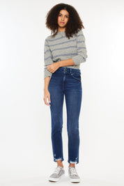 Dark Kancan High Rise Slim Straight Jeans | Jeans Daverri Fashions