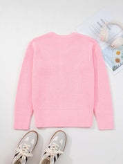 Merry Candy Cane Christmas Crew Neck Sweater | Sweaters Daverri Fashions