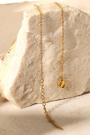 Pearl Hoop Link Pendant Necklace | Necklaces Daverri Fashions