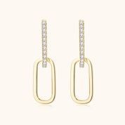 925 Sterling Silver Moissanite Earrings | Sterling Silver Earrings Daverri Fashions