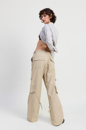 CARGO PANTS WITH POCKET DETAIL | Daverri Fashions