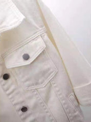 Full Size Cropped Denim Jacket Plus Size | Jackets Daverri Fashions