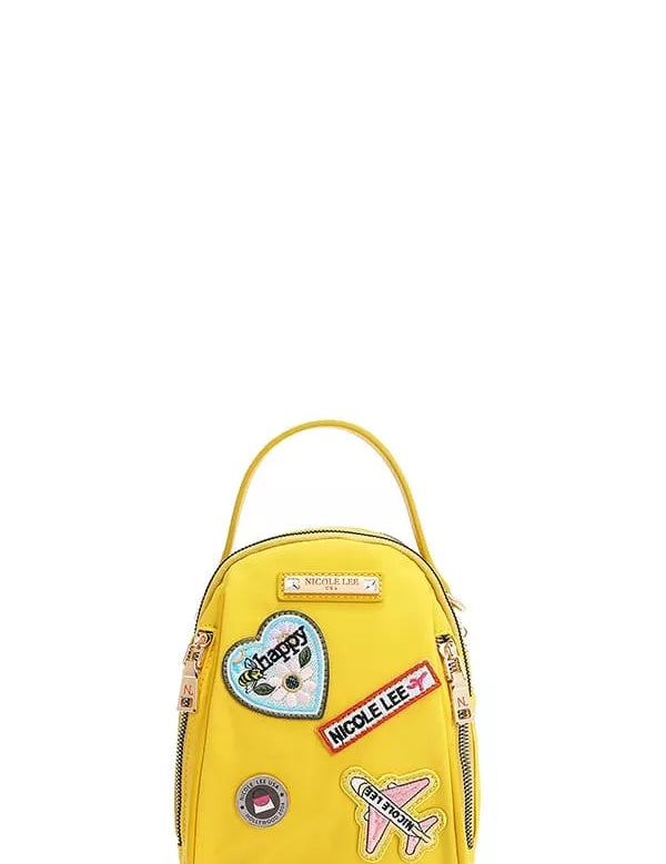 YELLOW OS Color Patch Multi Bag | Handbags Daverri Fashions