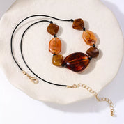 Acrylic Beaded Statement Necklace | Necklaces Daverri Fashions