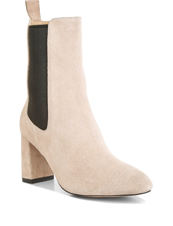 Gaven Suede High Ankle Chelsea Boots | Boots Daverri Fashions