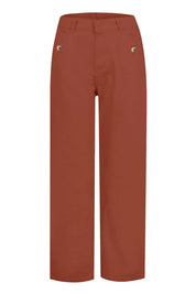 Caramel High Waist Jeans with Pockets | Jeans Daverri Fashions