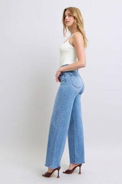 Judy Blue Full Size Wide Leg Jeans with Pockets | Jeans Daverri Fashions