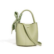Bria Genuine Leather Bucket Bag | Handbags Daverri Fashions