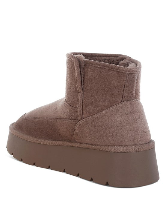 Holias Chunky Heeled Snow Boots | Boots Daverri Fashions