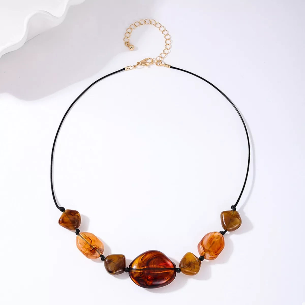 Acrylic Beaded Statement Necklace | Necklaces Daverri Fashions