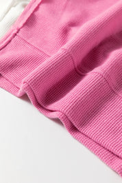 Exposed Seam Contrast Long Sleeve Sweatshirt | Sweatshirts Daverri Fashions