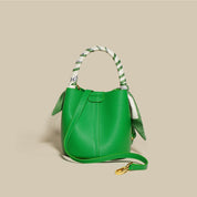 Bria Genuine Leather Bucket Bag | Handbags Daverri Fashions