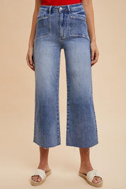 Medium Annie Wear High Rise Wide Leg Jeans | Jeans Daverri Fashions