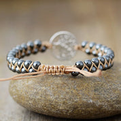 Alloy Natural Stone Braided Bracelet | Bracelets Daverri Fashions