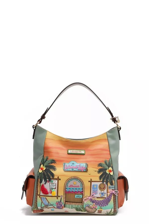 Nicole Lee USA Sun and Sand Hobo Handbag | Handbags Daverri Fashions
