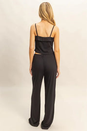 HYFVE Rib Knit Cami Top and Pants Set | Outfit Sets Daverri Fashions