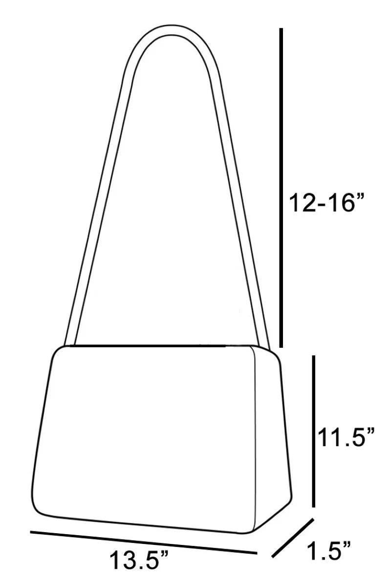 Fame Rivet Trim Suede Fringe Shoulder Bag | Handbags Daverri Fashions