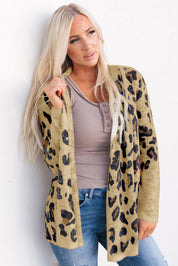 Yellow Green Printed Long Sleeve Cardigan | Cardigans Daverri Fashions