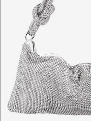 Fame Rhinestone Studded Hobo Bag | Hobo Bags Daverri Fashions