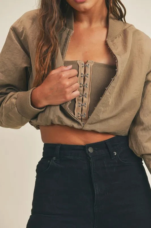 MABLE Long Sleeve Two Way Jacket | Daverri Fashions