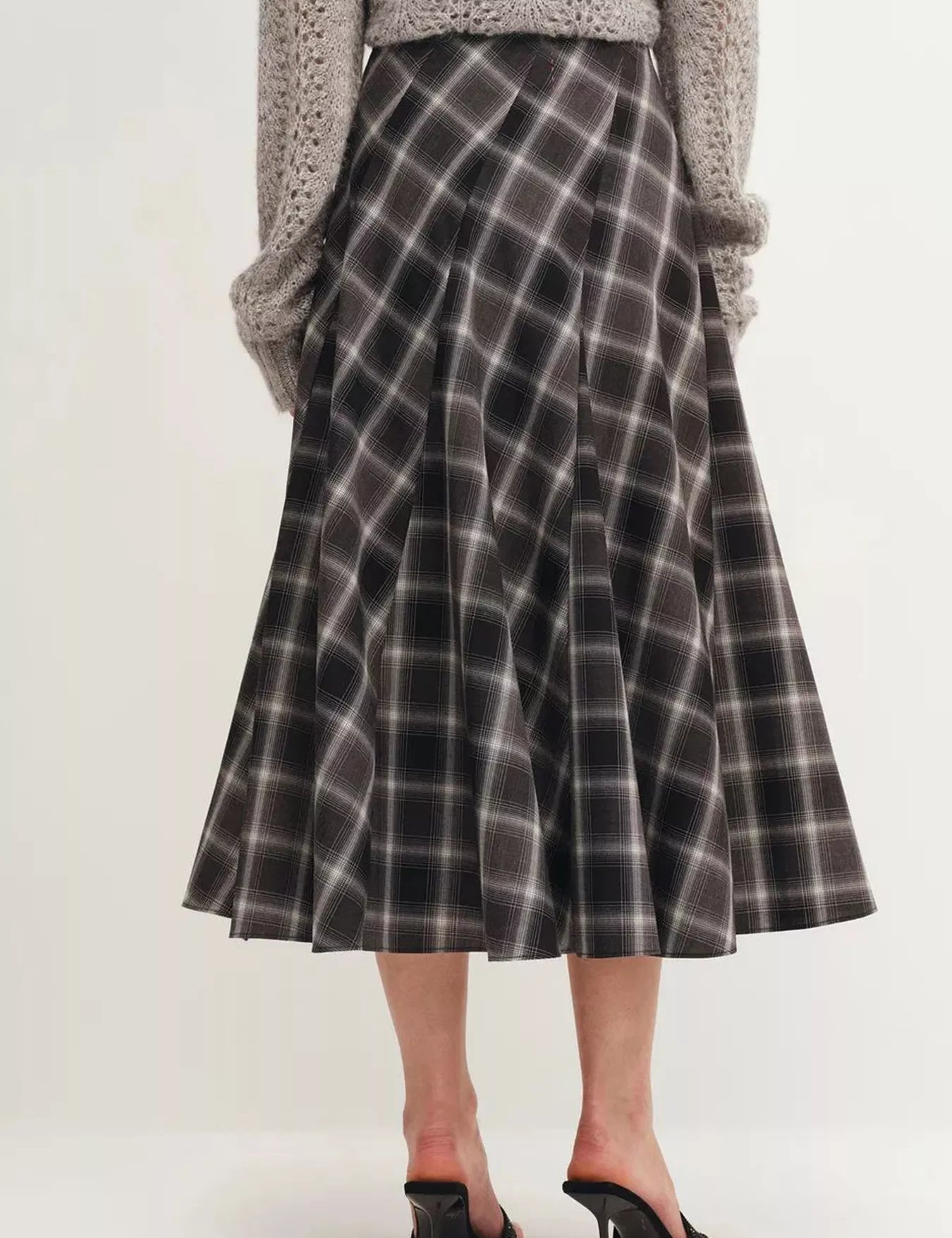 Plaid Midi Skirt | Skirts Daverri Fashions