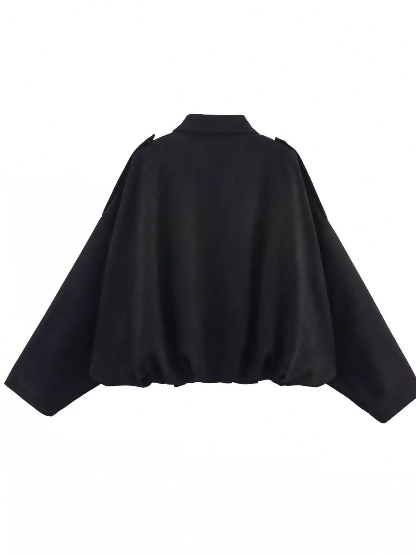 Zip Up Oversized Jacket | Jackets Daverri Fashions