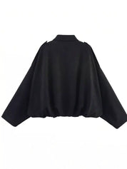 Zip Up Oversized Jacket | Jackets Daverri Fashions