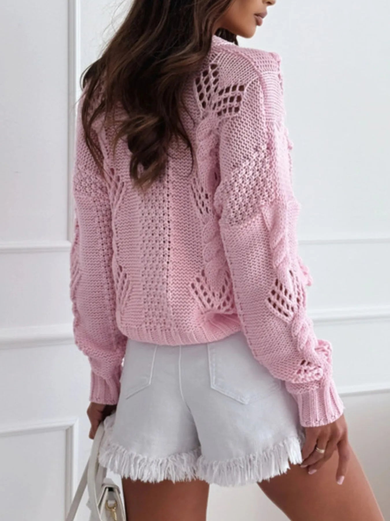 Button Up V-Neck Cardigan | Cardigans Daverri Fashions