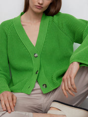 Raglan Sleeve Button Down Cardigan | Cardigans Daverri Fashions