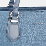 David Jones PU Leather Tote Bag | Daverri Fashions