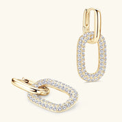2.16 Carat Moissanite 925 Sterling Silver Earrings | Sterling Silver Earrings Daverri Fashions