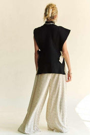 Davi & Dani Side Split Turtleneck Sleeveless Knit Sweater | Sweaters Daverri Fashions