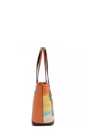 Tropical Beach House Print Shopper Bag | Totes Daverri Fashions